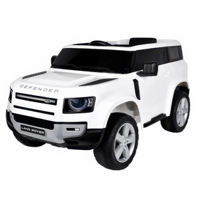 Land Rover Defender 12V Ride-On - White Young imaginations