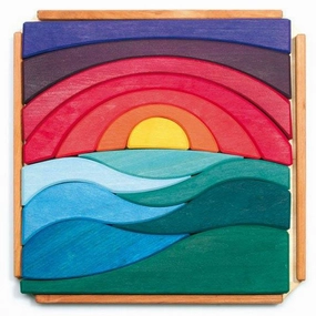 Parent-approved learning Landscape Wooden Puzzle