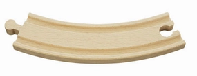 Large Curved Wooden Train Track Piece Everyday learning