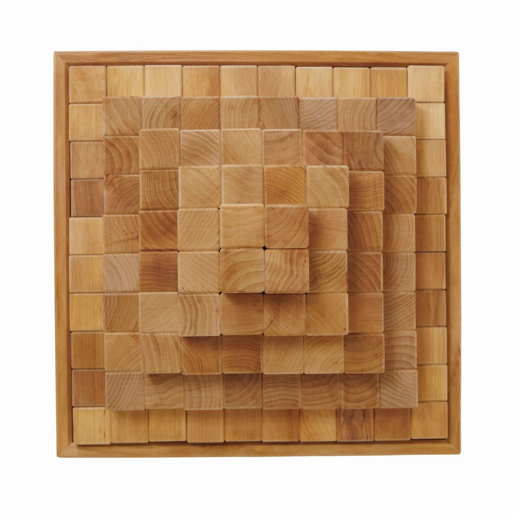 Large Natural Wooden Stepped Pyramid Early discovery
