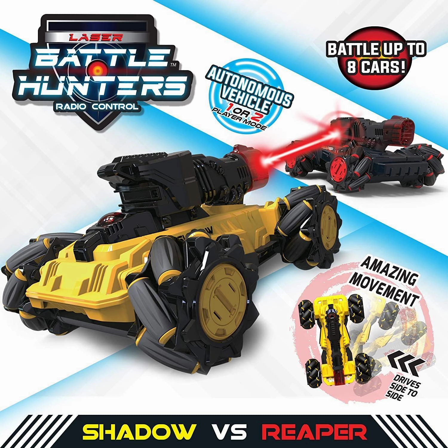 Play-based education Laser Battle Hunters Remote Controlled Cars