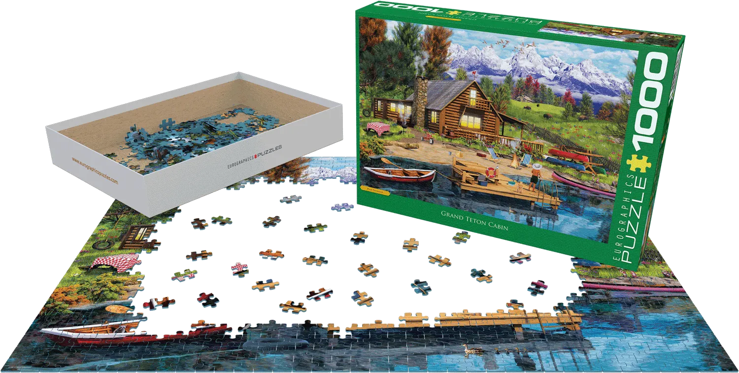 Grand Teton Cabin - 1000Pc Play & learn