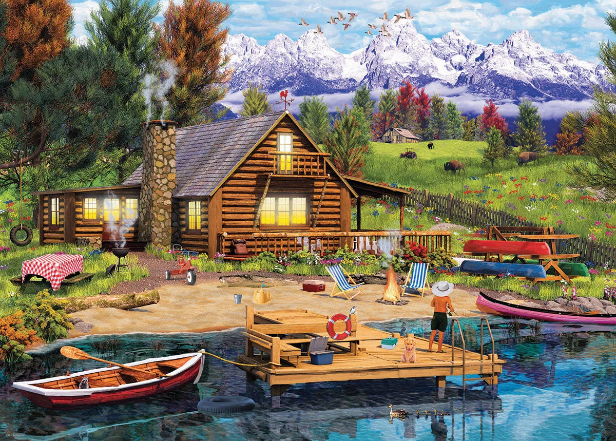 Active learners Grand Teton Cabin - 1000Pc