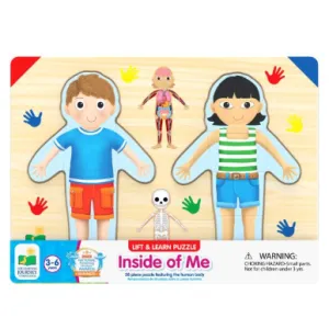 Tools for tiny thinkers Young imaginations Lift & Learn Puzzle /  Inside Of Me