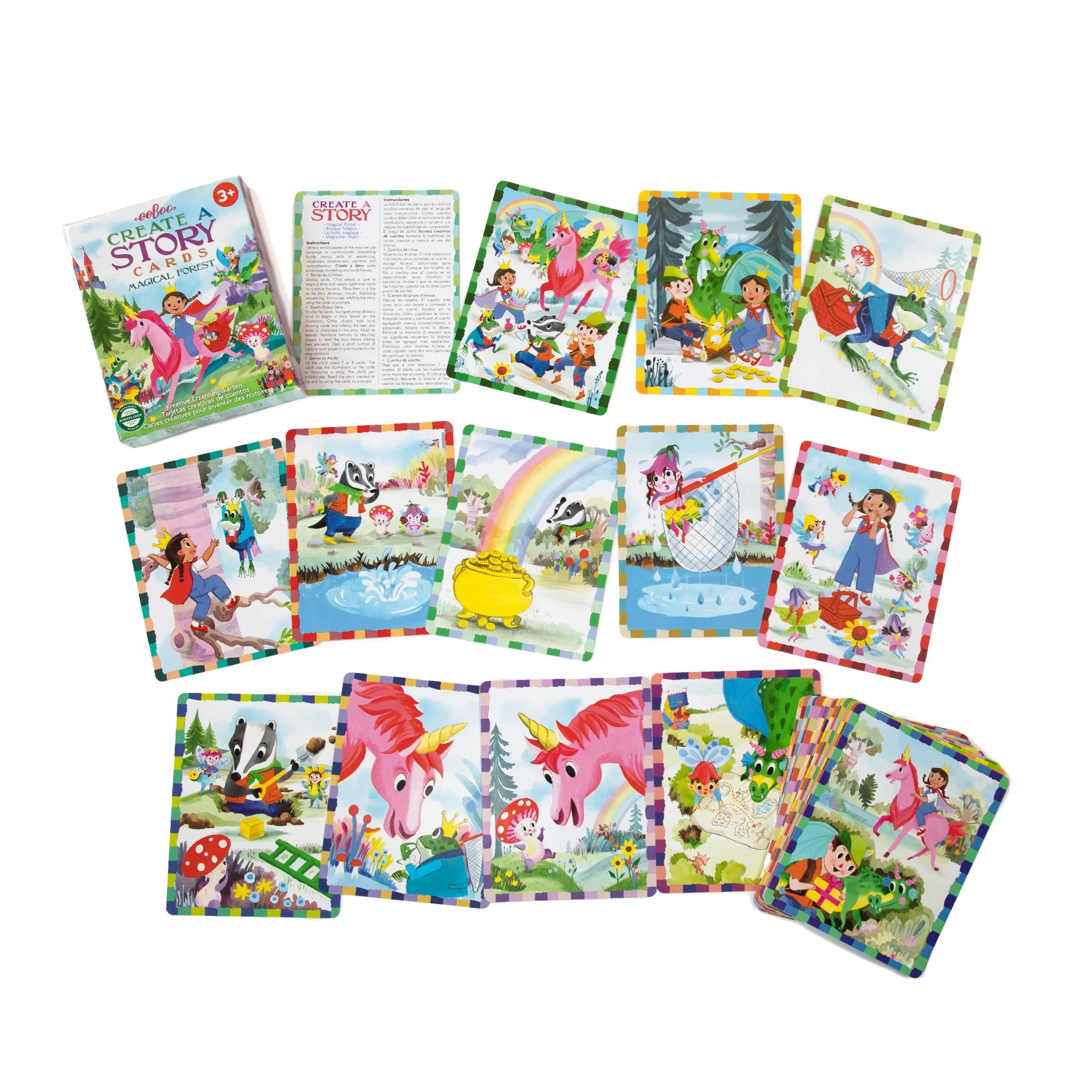 Magical Forest Create A Story Cards Learn at home Quiet play for growing minds