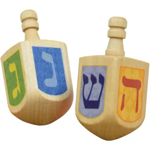 Wooden Hanukkah Dreidel Engaging young minds