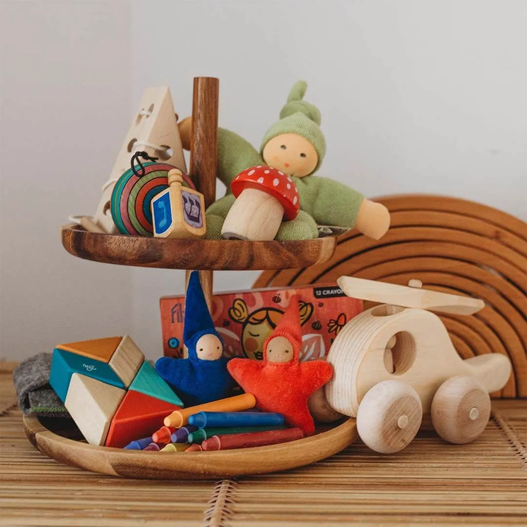 Wooden Hanukkah Dreidel Sensory fun for little hands