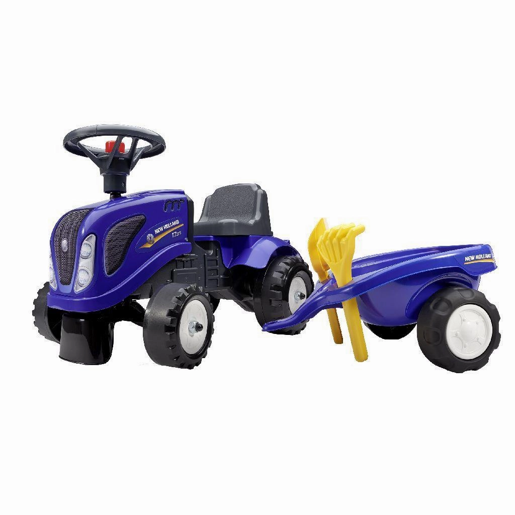 Tiny thinkers Falk Baby New Holland Ride-On Toddler Tractor Set