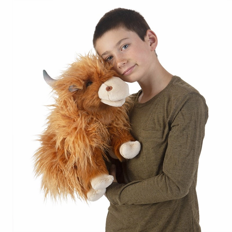 Highland Cow Puppet Creative kids