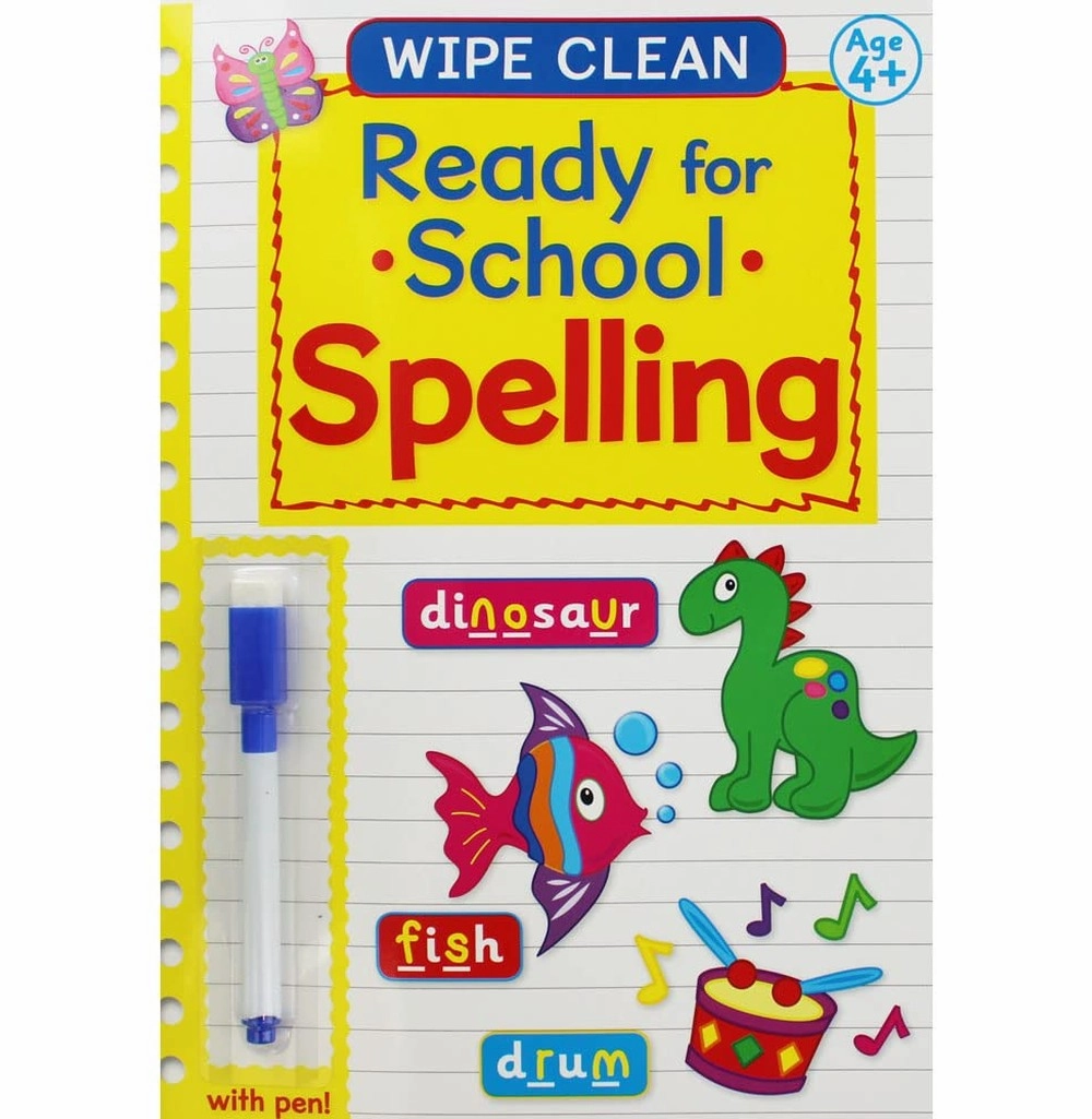 Wipe Clean Ready For School Spelling Hands-on discovery