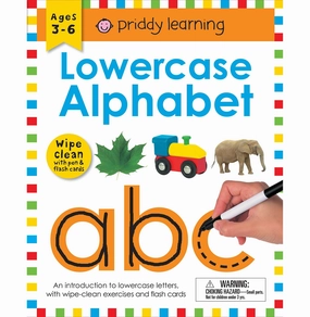 Wipe Clean Workbook: Lowercase Alphabet [Paperback] Roger Priddy Growth tools Playroom adventures begin here