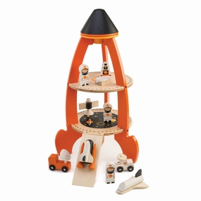 Fun that fuels growth Little learners Cosmic Wooden Rocket Play Set