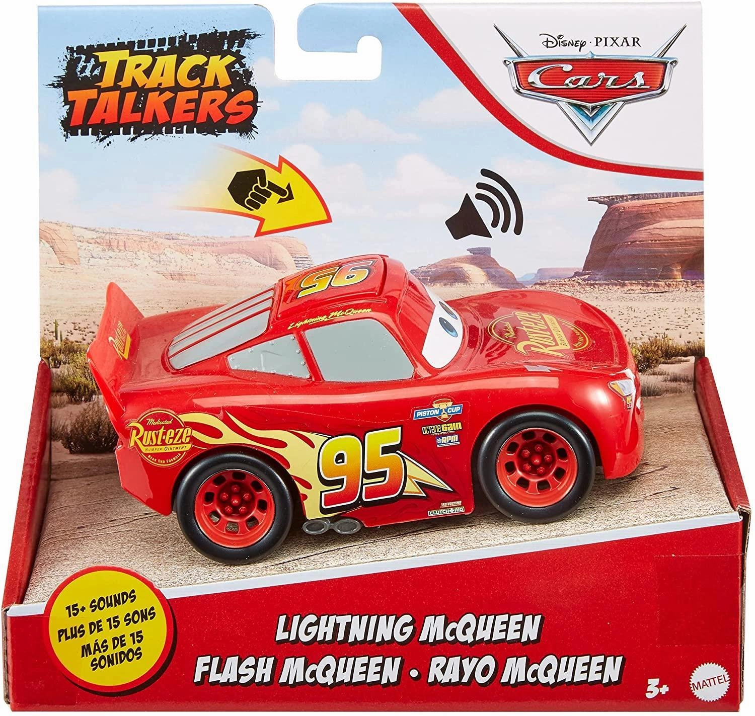 Disney Pixar Cars Mcqueen Lightning Mcqueen Track Talkers Creative minds