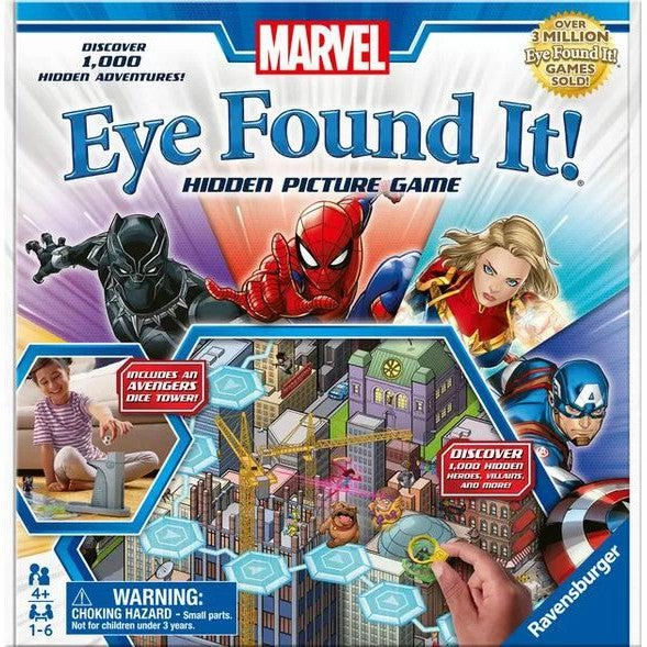 Marvel Eye Found It! Active learners Learning through play