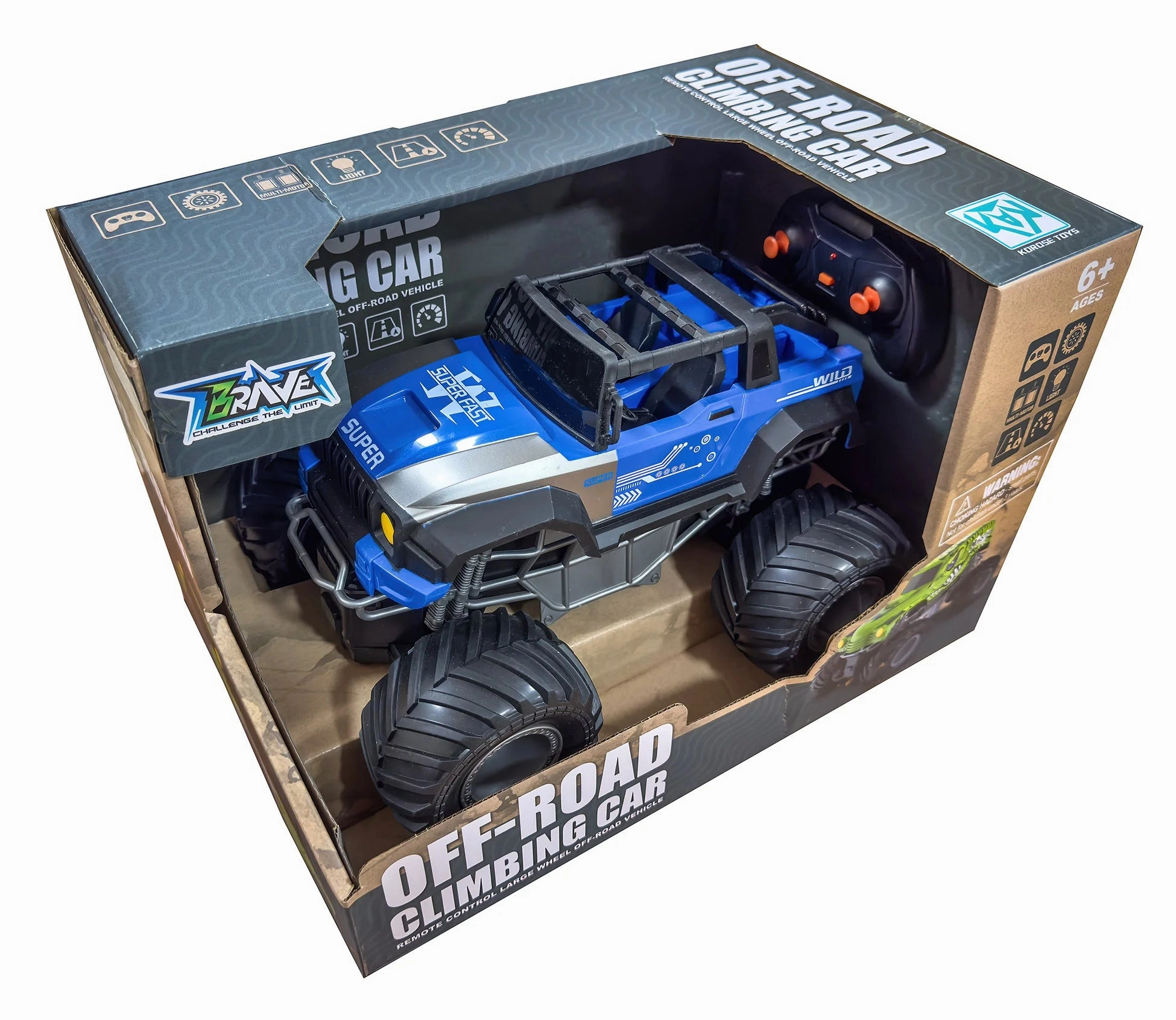Rc Monster Truck - Off Road Climbing Car 1:16 Scale - Assorted Learning fun
