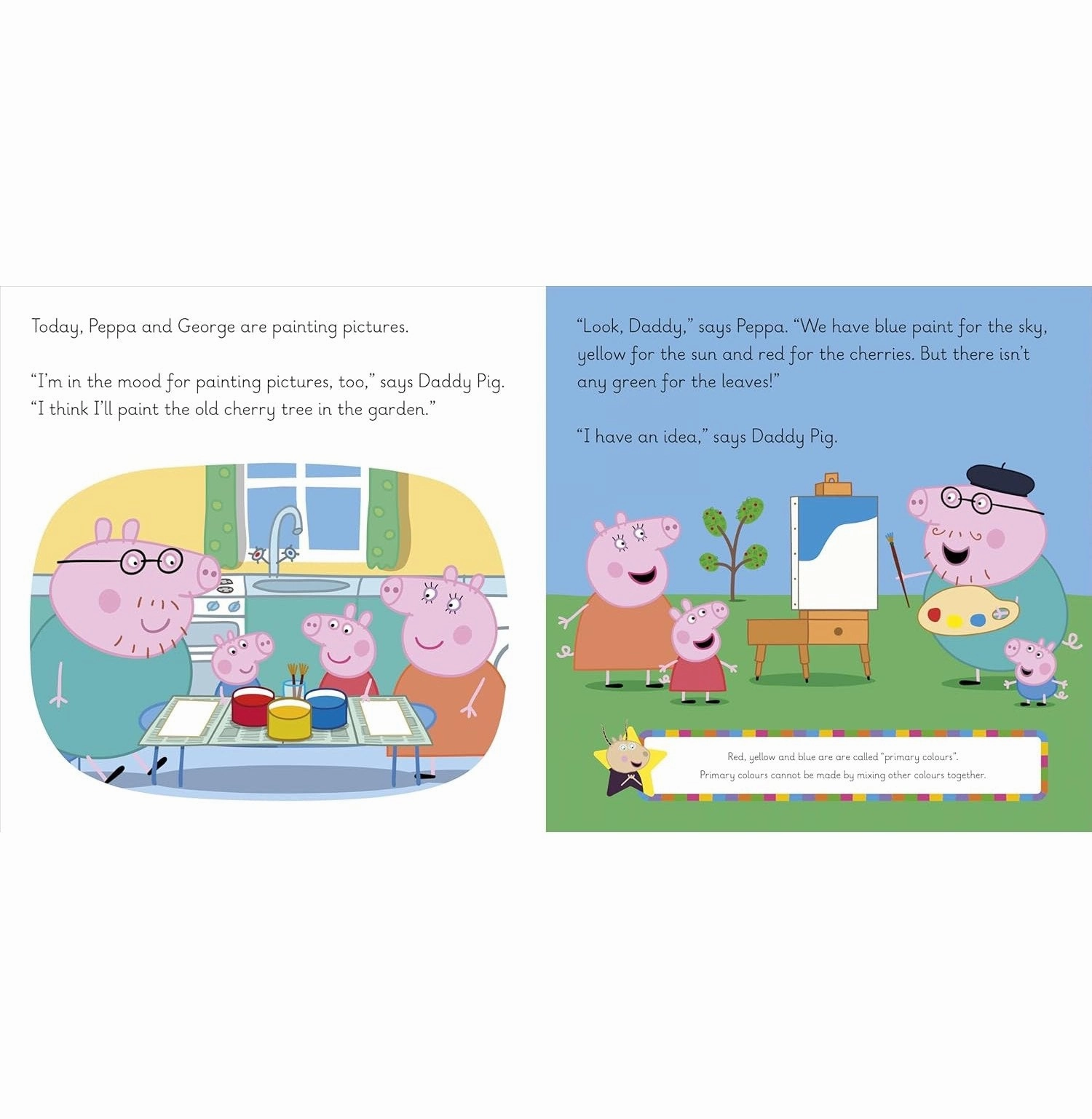 Moments of imagination Learn With Peppa: Peppa Mixes Colours [Board Book] Peppa Pig