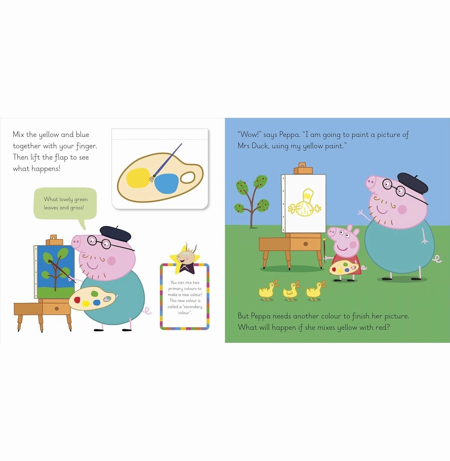 Learn With Peppa: Peppa Mixes Colours [Board Book] Peppa Pig Tiny thinkers