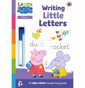 Learn With Peppa: Writing Little Letters [Paperback] Peppa Pig; Blyth Sheilagh And Dubiel Jan Parent-approved learning Smart & fun