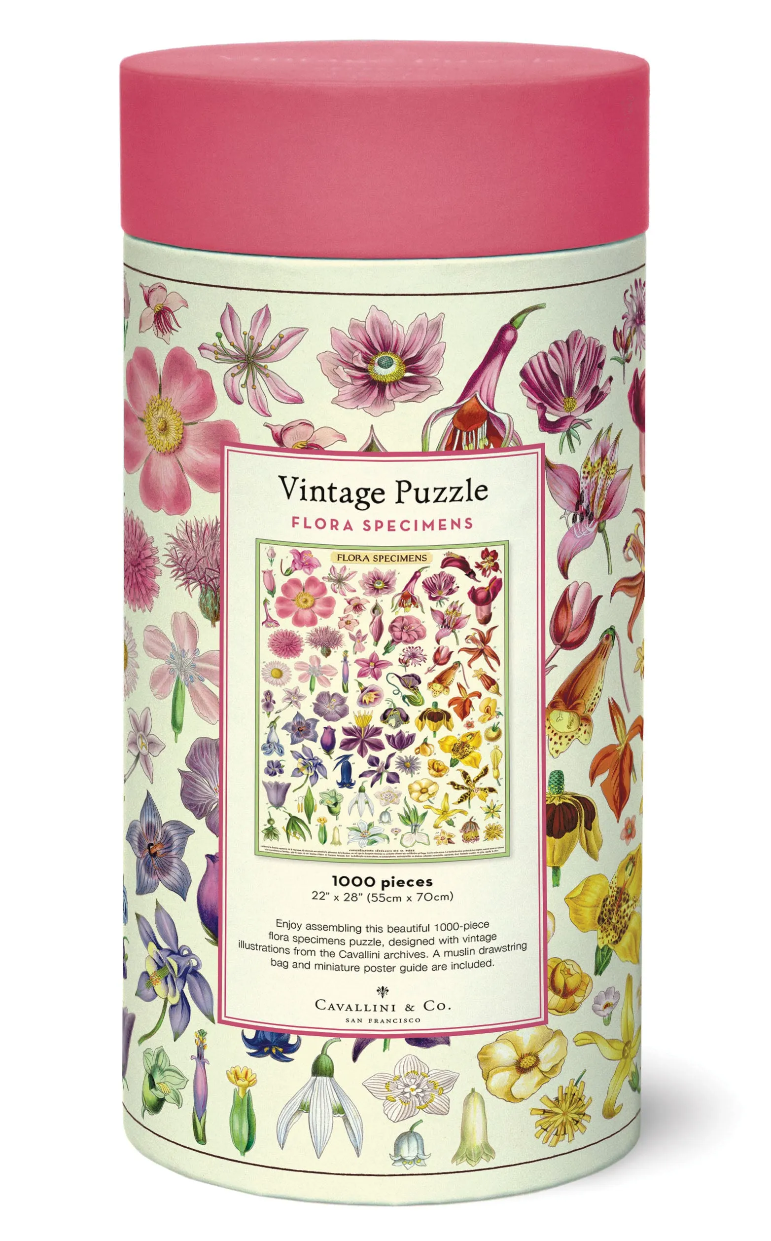 Cavallini & Co. Flora Specimens 1000 Piece Puzzle Tiny thinkers