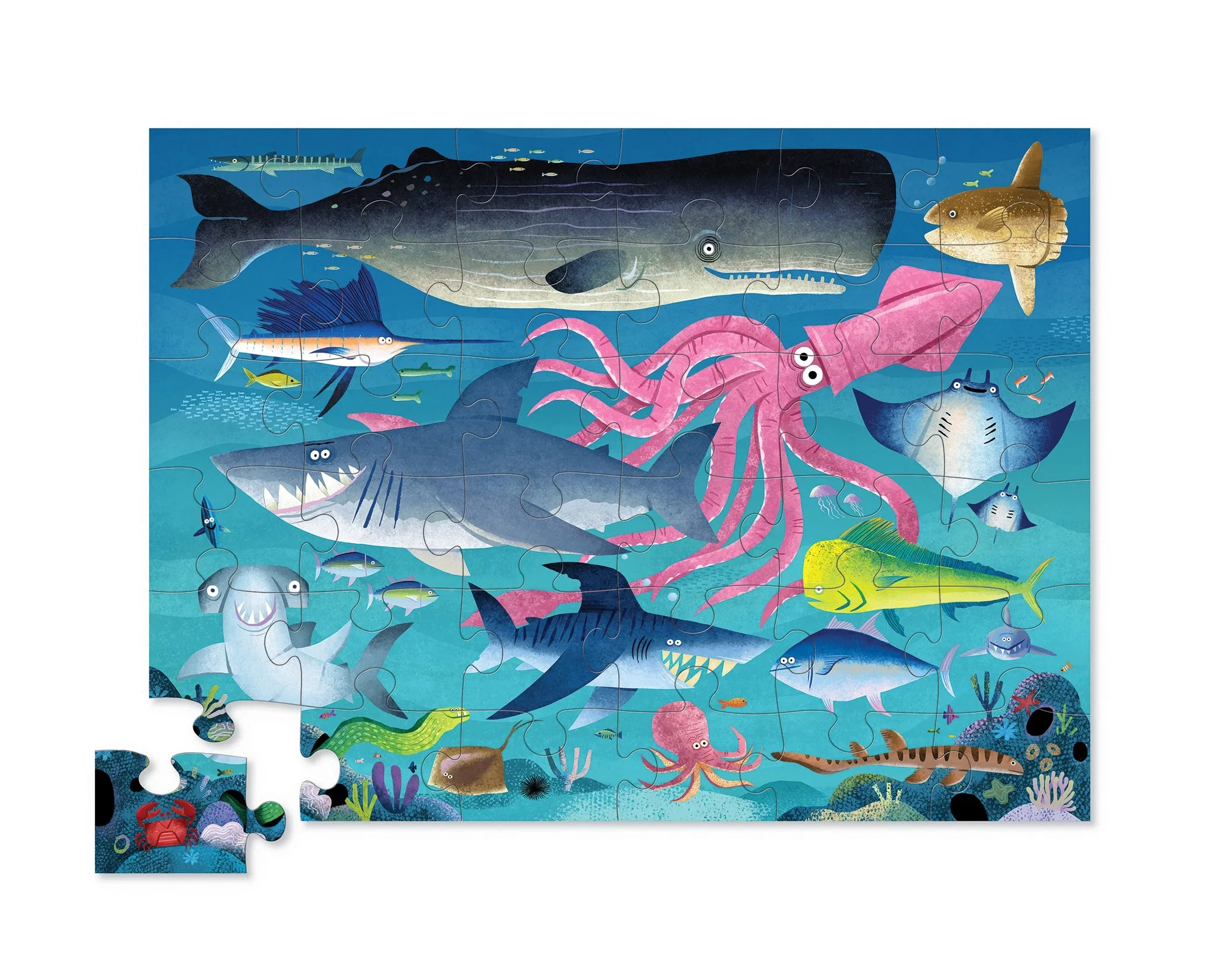 Classic Floor Puzzle 36 Pc - Shark Reef Inspiring creativity