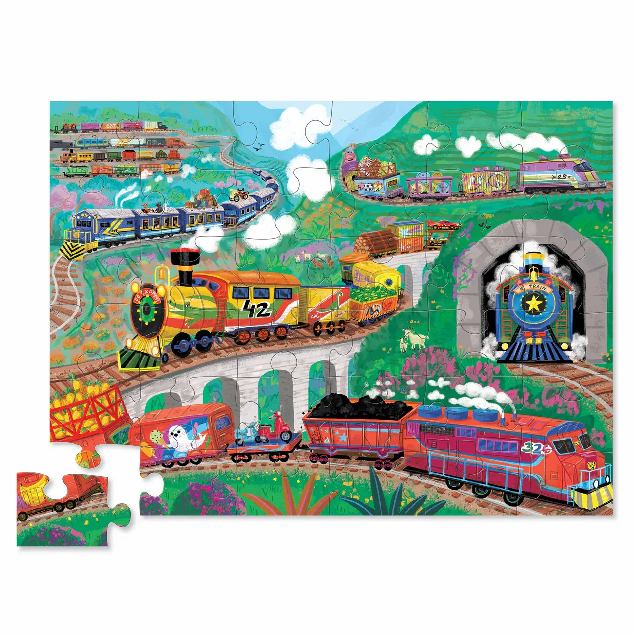 Early discovery Young explorers Classic Floor Puzzle 36Pc - All Aboard