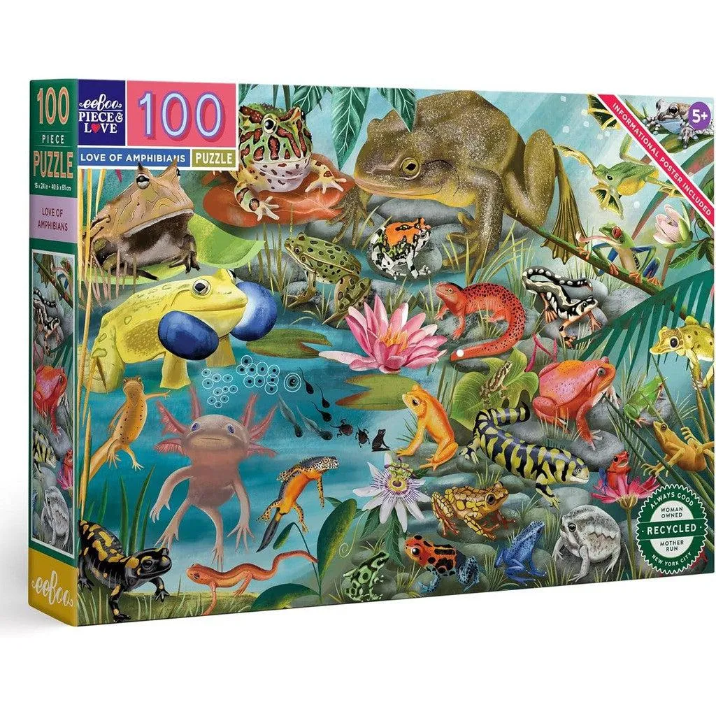 Love Of Amphians 100 Piece Puzzle Smart activities for young learners