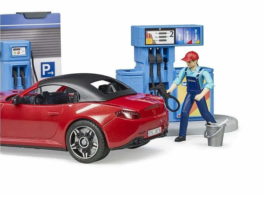 Thoughtful learning Curious minds Bruder Bworld Filling Station With Vehicle And Car Wash