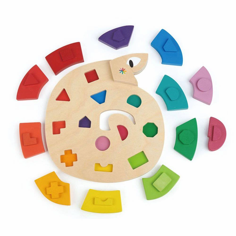 Tiny thinkers Little hands Color Me Happy Snake Puzzle