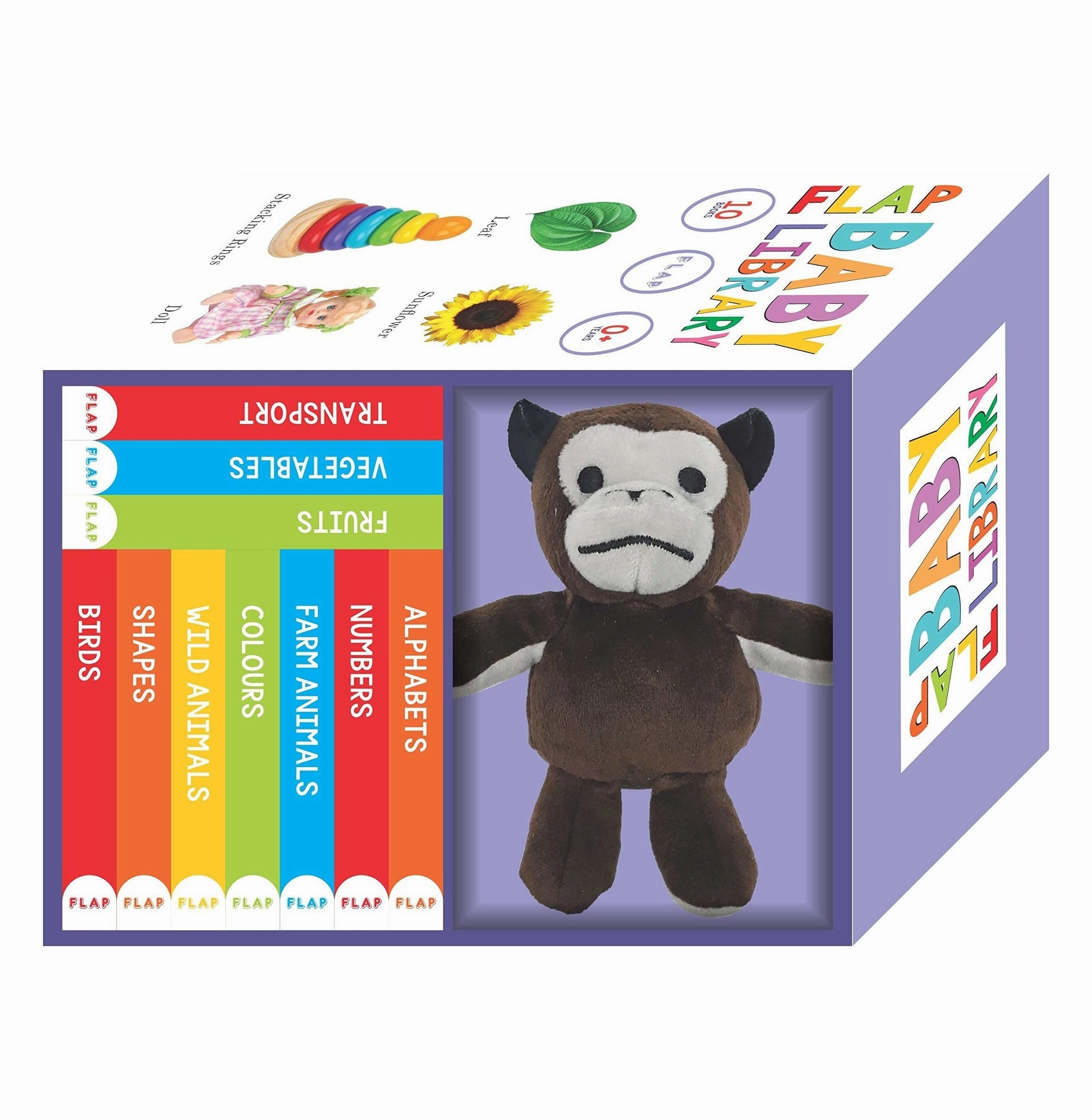 Flap : Baby Library Boxset (With Free Toy) [Paperback] Flap Books Little creators Smart kids gear