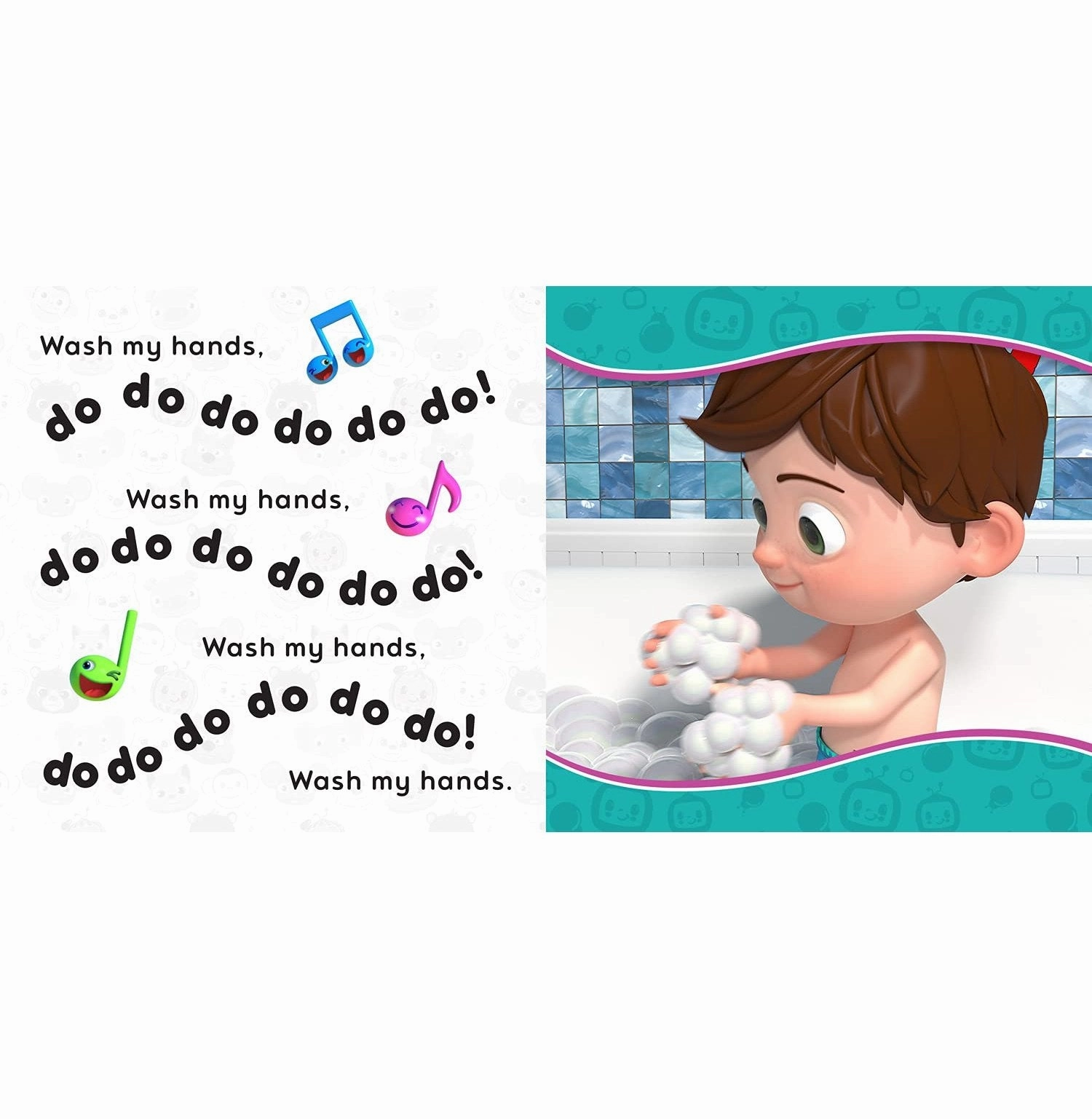 O Fficial Cocomelon Sing:Song: Bath Song [Board Book] Cocomelon Growing minds
