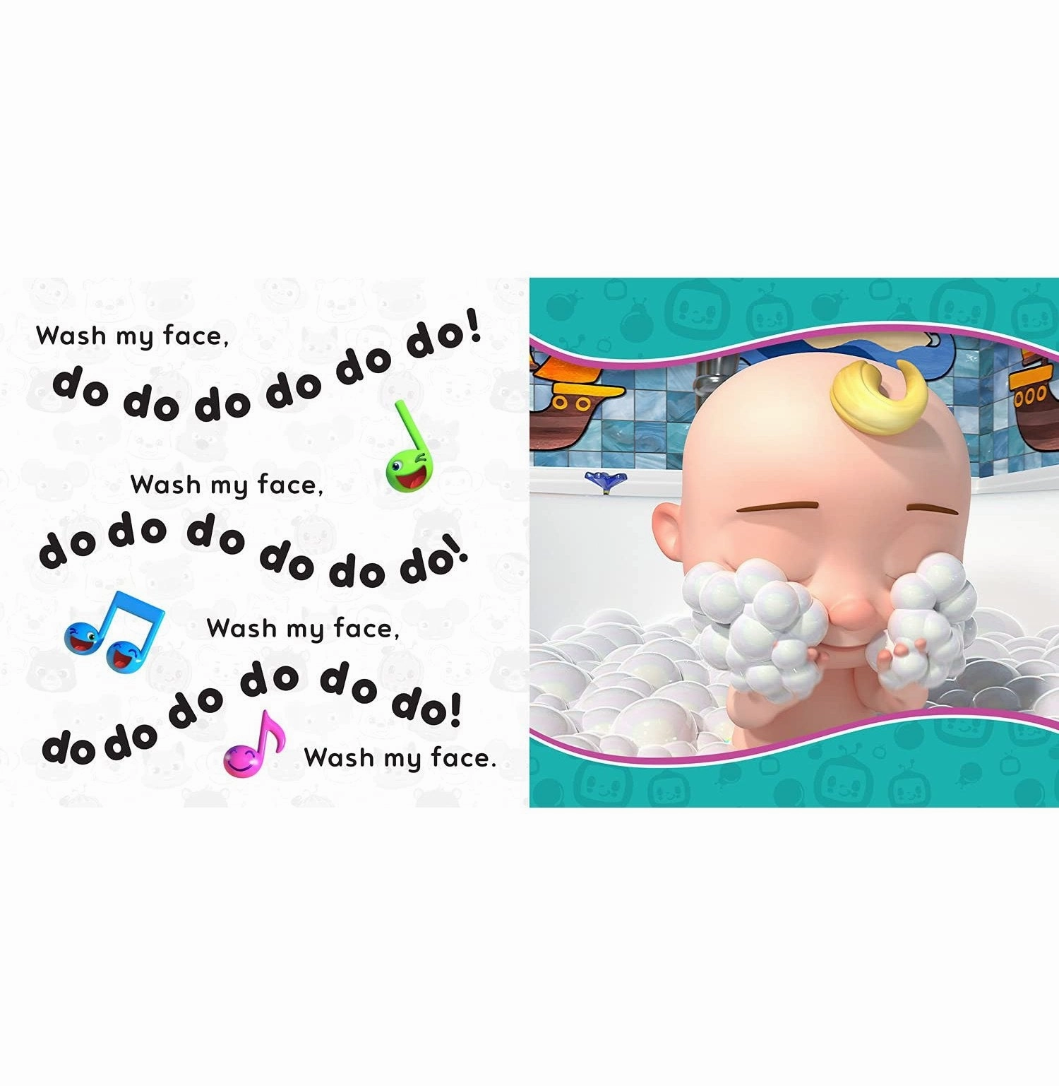 O Fficial Cocomelon Sing:Song: Bath Song [Board Book] Cocomelon Child development