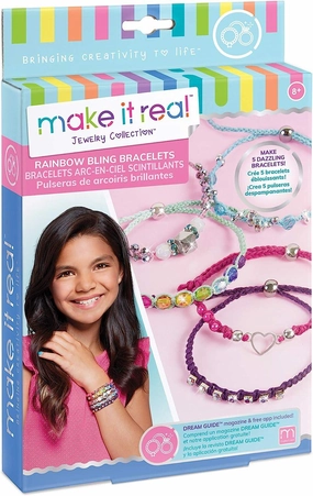 Growing minds Smart & fun Make It Real Rainbow Jewellery Bracelet Making Kit