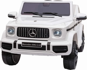 Young explorers Mercedes-Benz Amg G63 Battery Ride-On Car With Remote Control - White