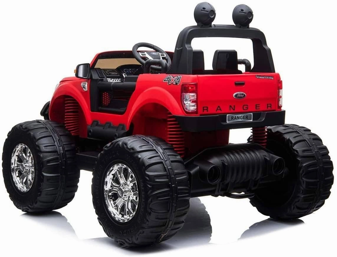 Ricco 12V Ford Ranger Licensed Monster Truck 4 Motors Kids Electric Ride On Car Child development Tiny thinkers