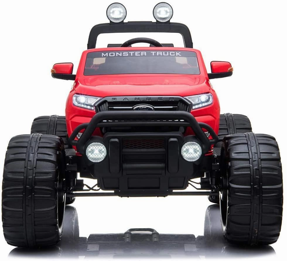 Playful learning Hands-on discovery Ricco 12V Ford Ranger Licensed Monster Truck 4 Motors Kids Electric Ride On Car