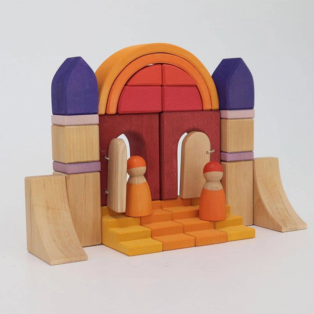 Wooden Building World Desert Sand Set Young minds at work