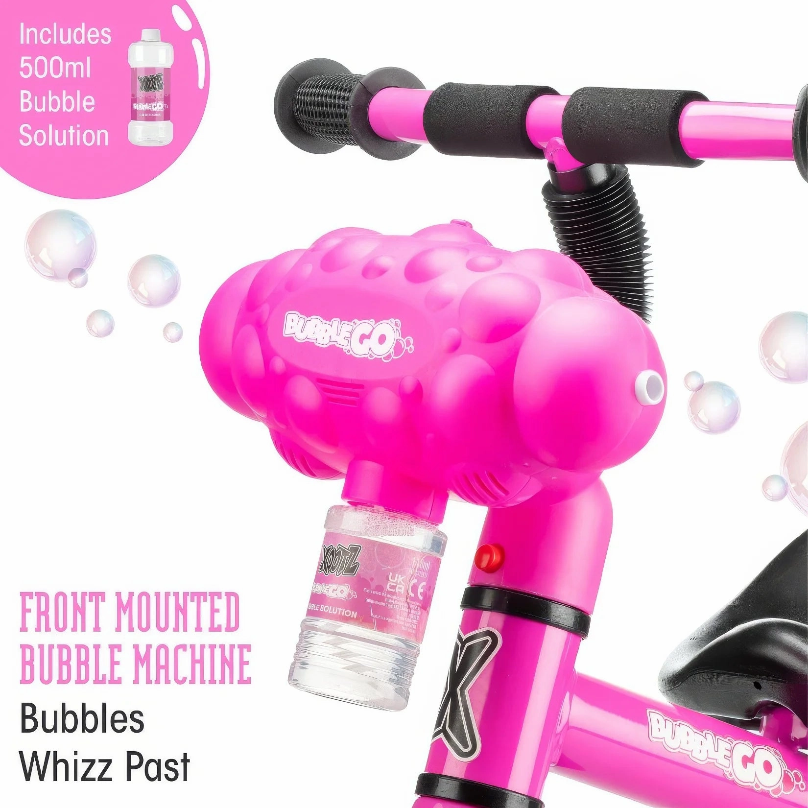 Early discovery Smart kids gear Xootz Bubble Go Trike - Kids Tricycle Pink