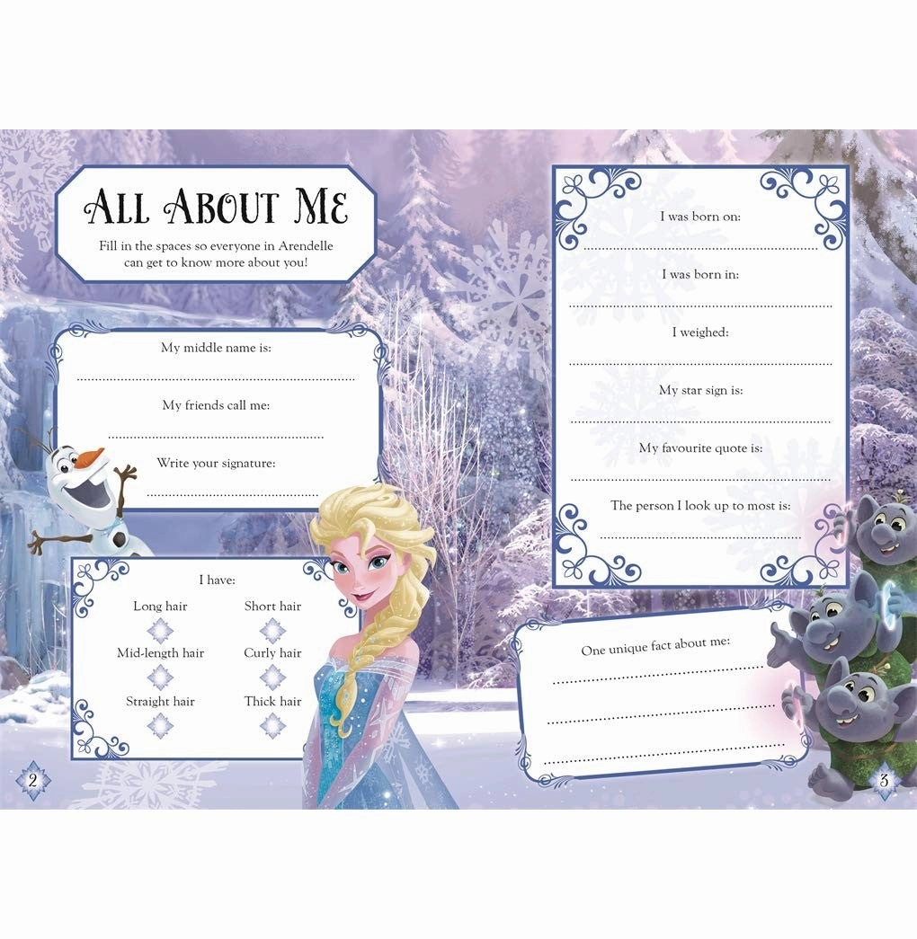 Autumn Disney Frozen Elsa'S Activity Journal 80 Pages Parragon Publishing India Smart & fun
