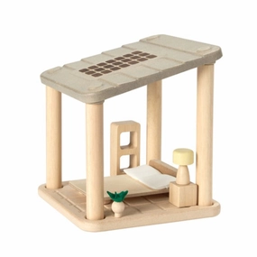 Planspace Modular Wooden Dollhouse - Bedroom Curiosity starters Tiny thinkers