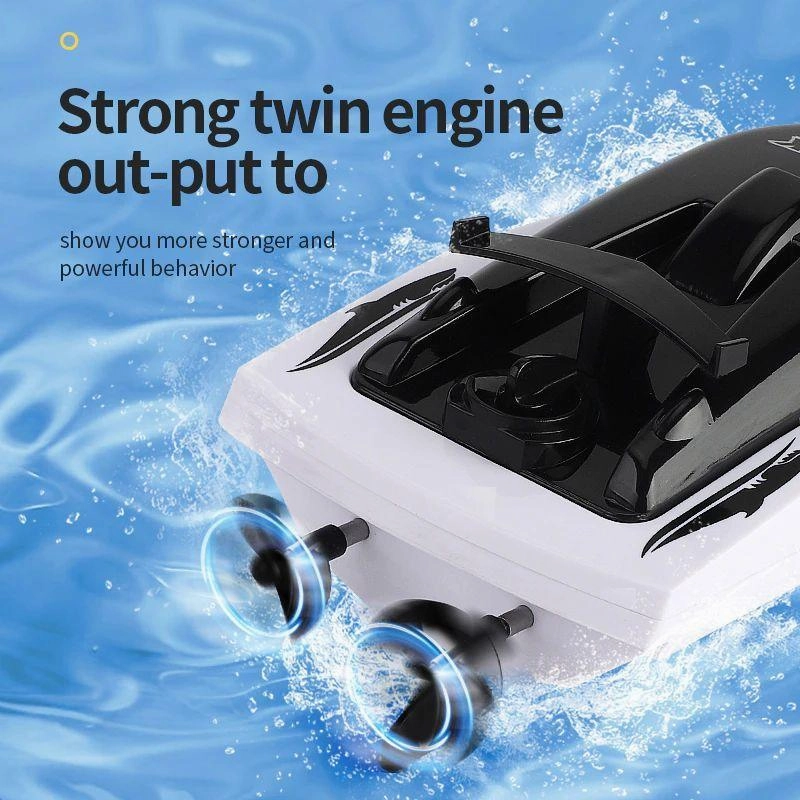 Sensory fun for little hands Shark Head 2-In-1 Remote Controlled Rc Speed Boat