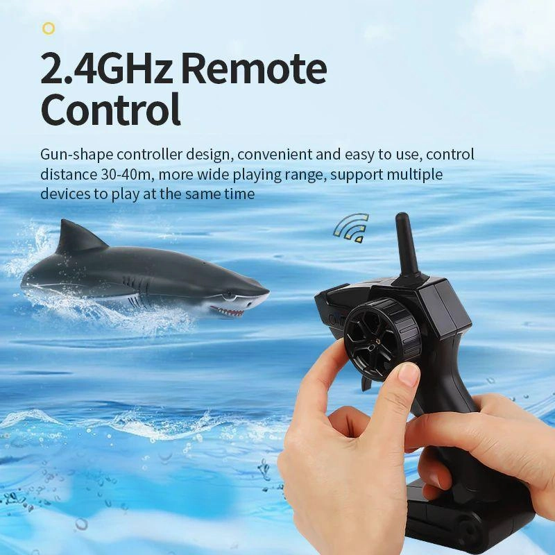 Shark Head 2-In-1 Remote Controlled Rc Speed Boat Growth tools