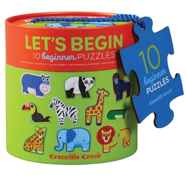 Let'S Begin Puzzle 2 Pc - Jungle Playroom adventures begin here