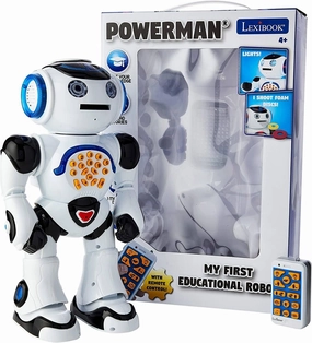 Little learners Lexibook Powerman Remote Control Walking Talking Toy Robot