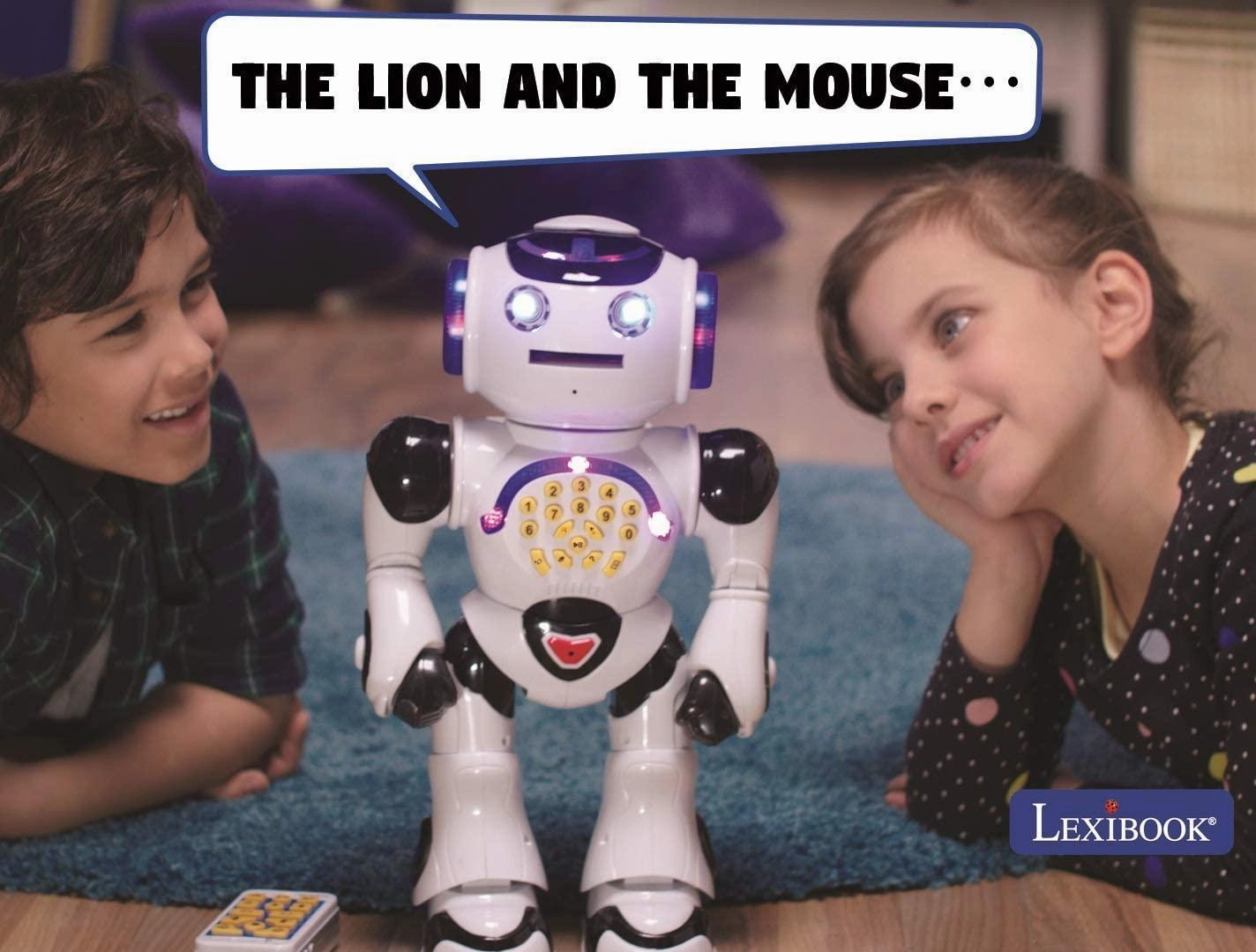 Learn at home Lexibook Powerman Remote Control Walking Talking Toy Robot