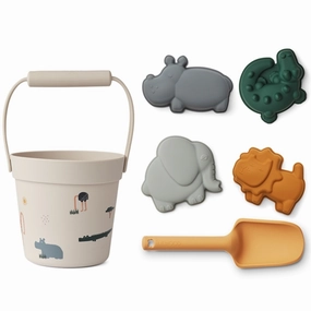 Liewood Dante Beach Set Safari Sandy Mix Early discovery Play & learn