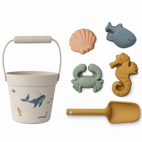 Liewood Dante Beach Set Sea Creature/Sandy Hands-on discovery Little learners