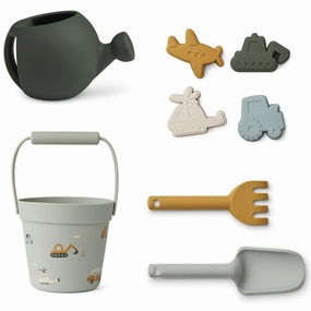 Creative time for curious minds Liewood Florence Garden And Beach Set Vehicles/Dove Blue