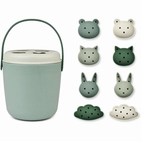 Discover & grow Liewood Jorn Beach Bucket Peppermint Multi Mix