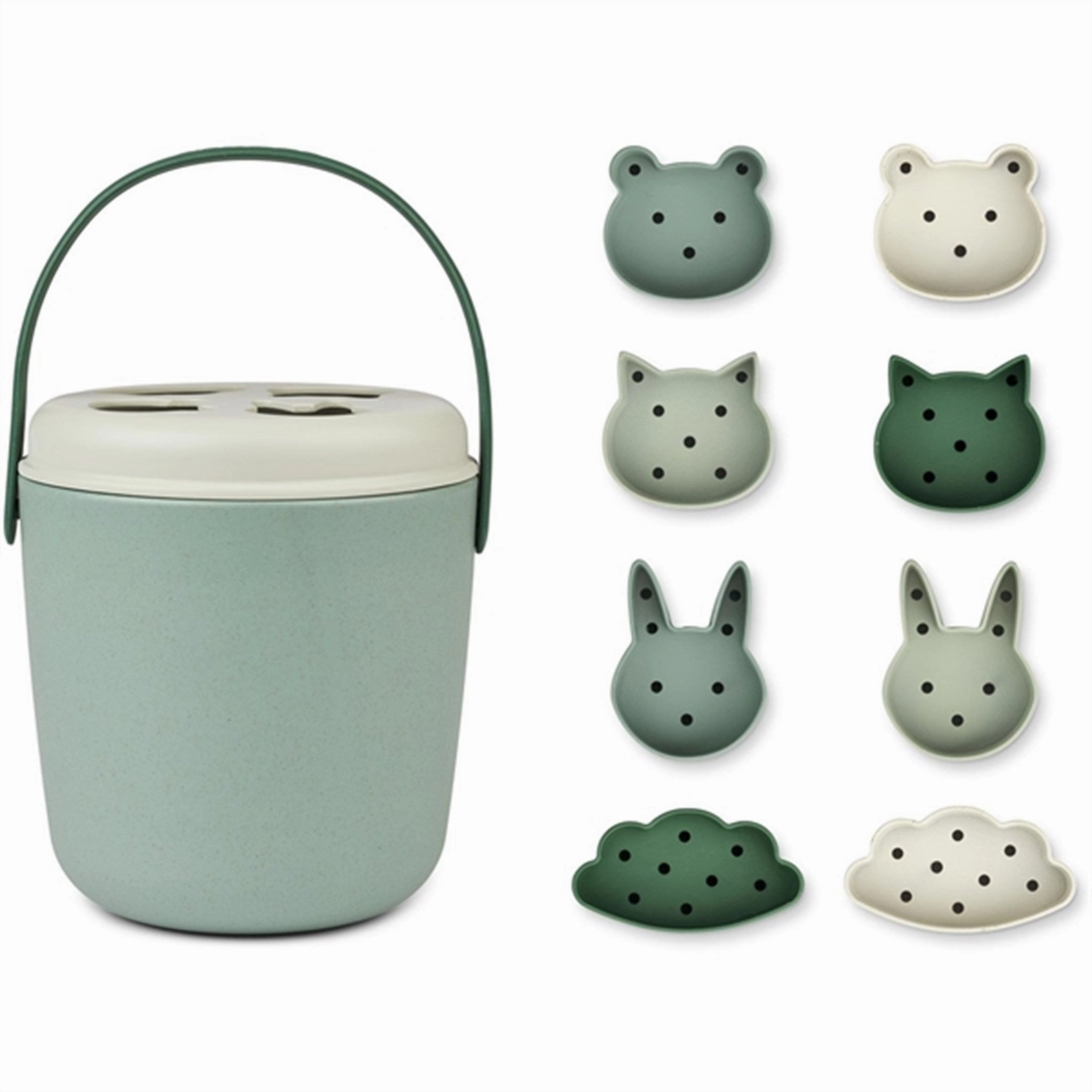 Discover & grow Liewood Jorn Beach Bucket Peppermint Multi Mix