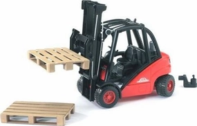 Little creators Linde H30De Forklift With Pallets